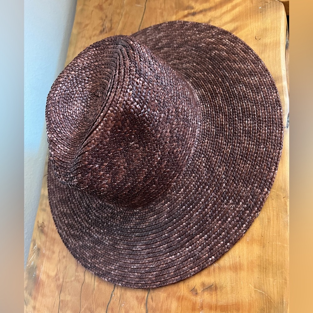 GIGI PIP Isla Brown Woven Sun Hat
